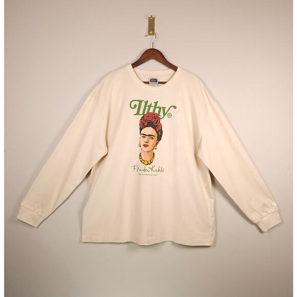 ILTHY x Frida Kahlo Limited Edition Size 2X Cream Streetwear Art Collaboration - Picture 1 of 11